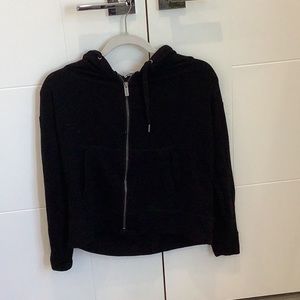 Splendid soft dark navy zip up hoodie size small